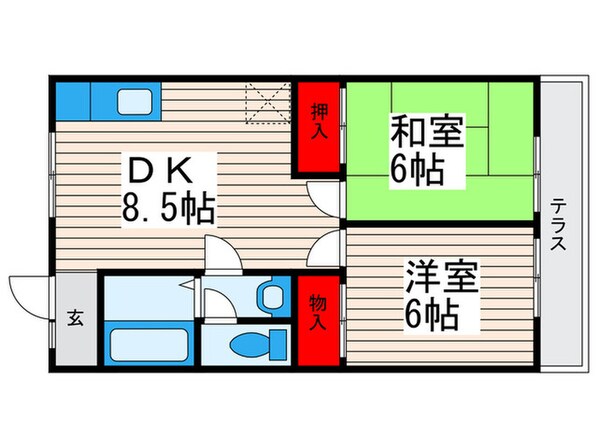 サンコ－ポラスの物件間取画像